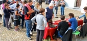 Una foto durante la festa della Vendemmia.